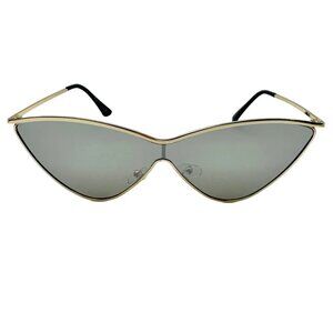 7032 | Silver Mirror Cateye Sunglasses
